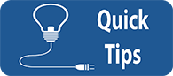 click on to access quick tips