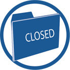Image of closed sign.