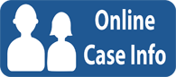 Online case info button, which when clicked, takes you to find information about your case